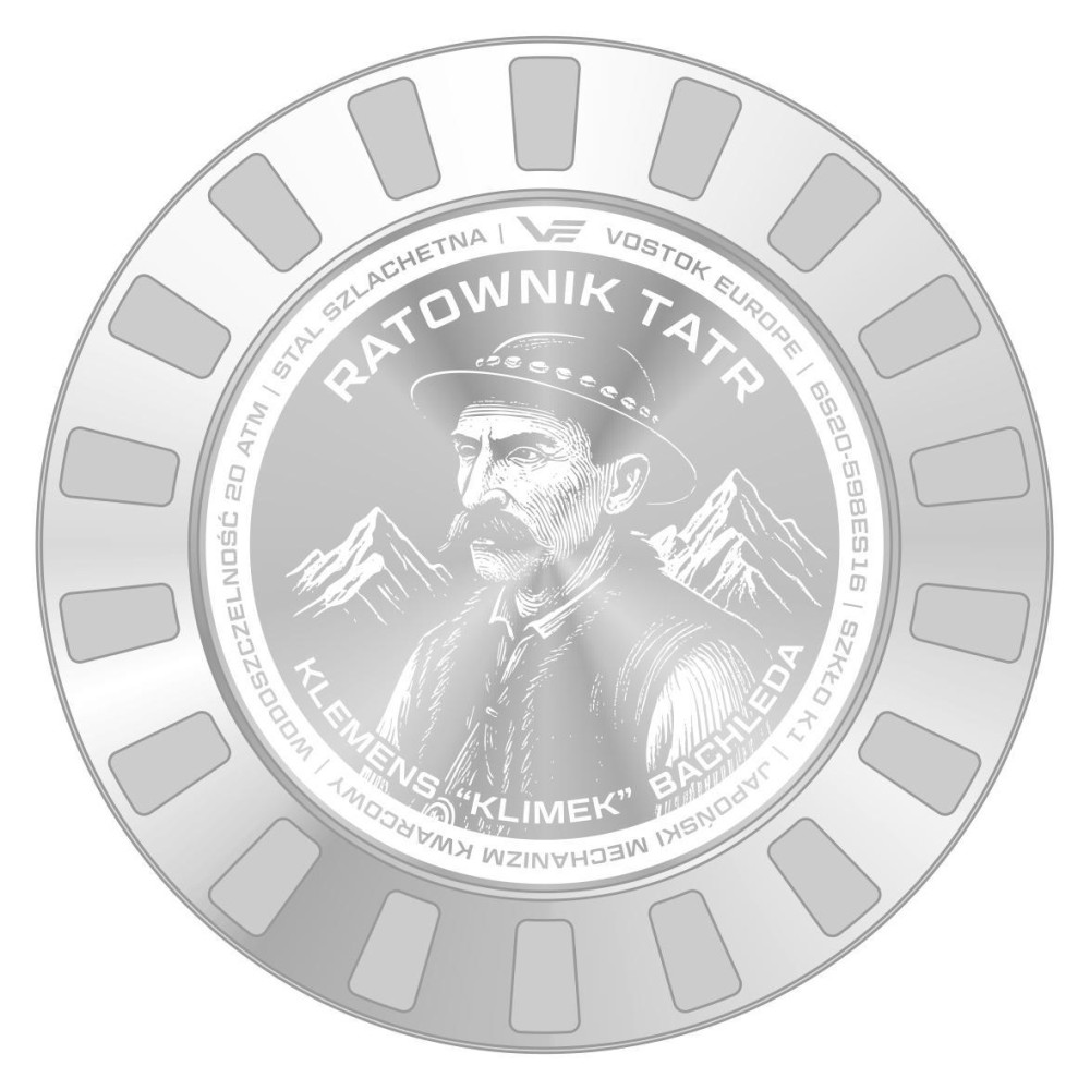 Vostok Europe 6S20-598ES16 Expedition 48mm Ratownik Tatr Klemens Klimek Bachleda Limited Edition - [ - zegarek męski 12