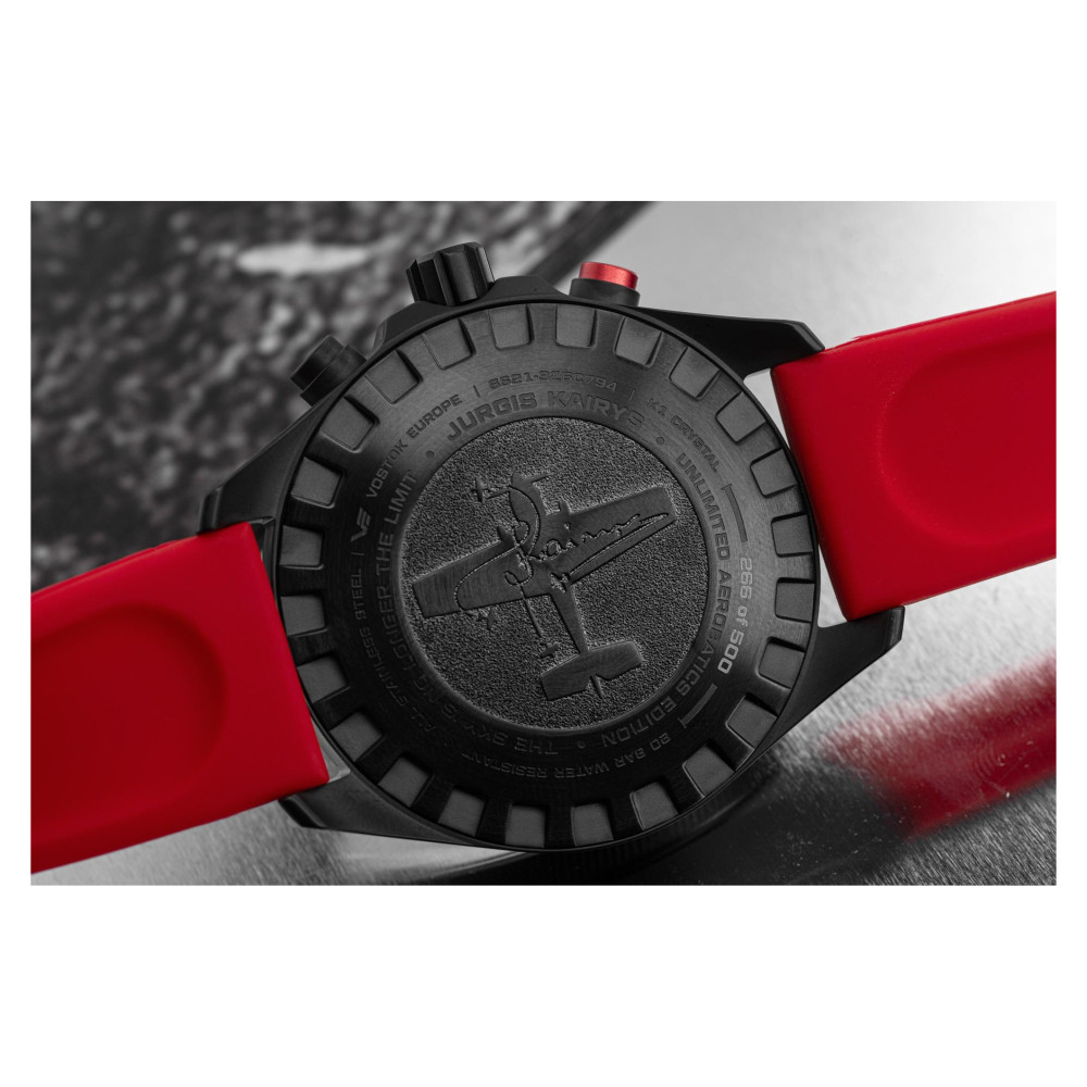 Vostok Europe 6S21-326C794 Jurgis Kairys Unlimited Aerobatics Edition 2026 - zegarek męski 7