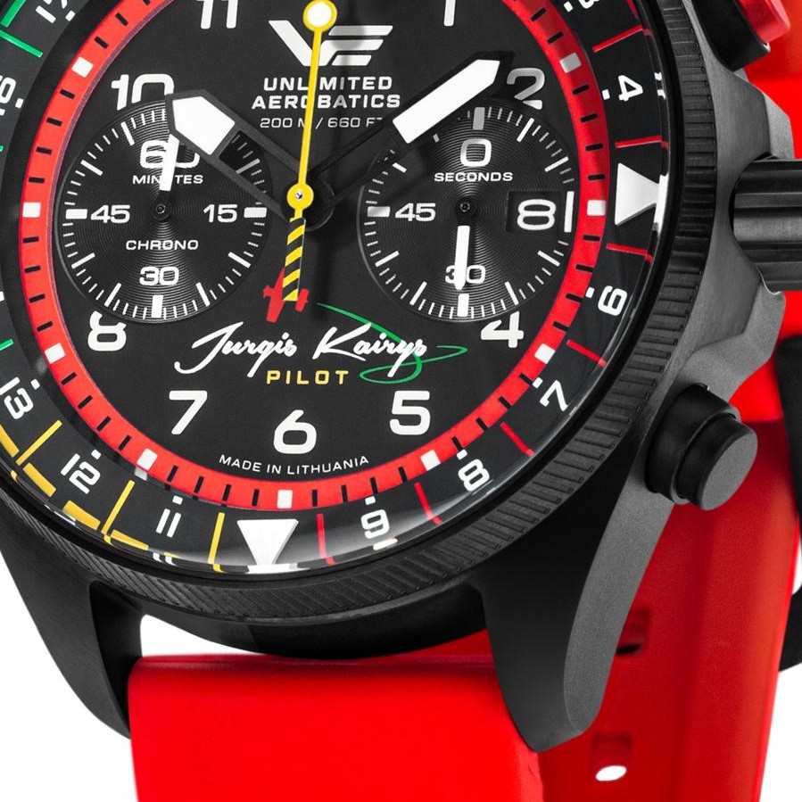 Vostok Europe 6S21-326C794 Jurgis Kairys Unlimited Aerobatics Edition 2026 - zegarek męski 2