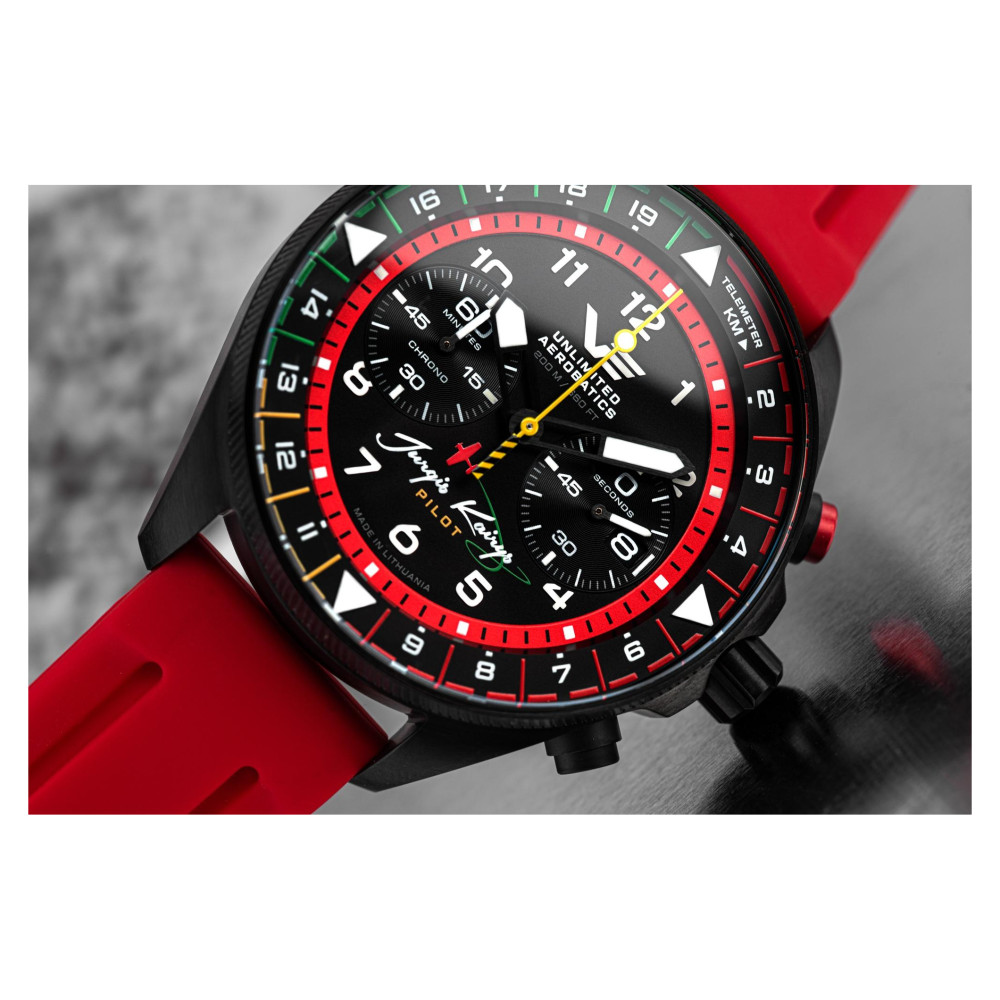 Vostok Europe 6S21-326C794 Jurgis Kairys Unlimited Aerobatics Edition 2026 - zegarek męski 10