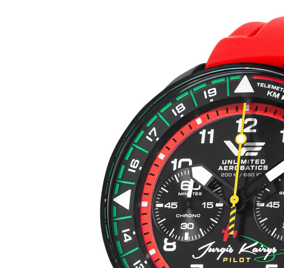 Vostok Europe 6S21-326C794 Jurgis Kairys Unlimited Aerobatics Edition 2026 - zegarek męski 4