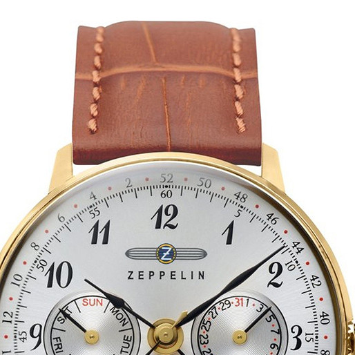 Zeppelin 7039-1 LZ129 Hindenburg Quartz Moonphase - zegarek damski 3
