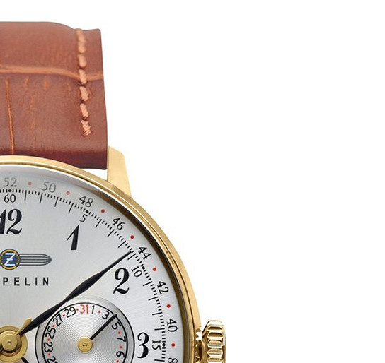 Zeppelin 7039-1 LZ129 Hindenburg Quartz Moonphase - zegarek damski 5