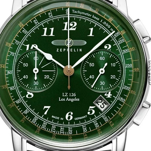 Zeppelin 7614M4 Los Angeles Quartz Chrono - zegarek męski 2