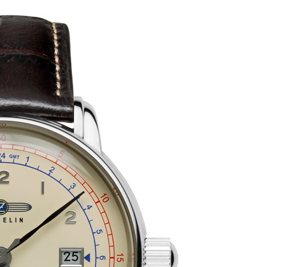 Zeppelin 7668-5 LZ126 Los Angeles Automatic Dual Time - zegarek męski 5