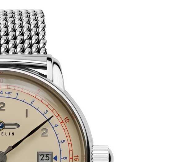 Zeppelin 7668M-5 LZ126 Los Angeles Automatic Dual Time - zegarek męski 5