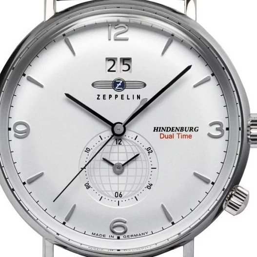 Zeppelin 80441 Hindenburg Quartz Dual-Time Big-Date - zegarek męski 2