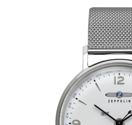 Zeppelin 8076M-1 LZ129 Hindenburg Quartz Moonphase - zegarek męski 4