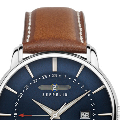 Zeppelin 8442-3 Atlanti Quartz - zegarek męski 3