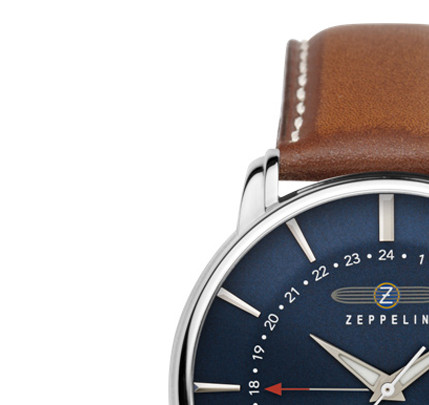 Zeppelin 8442-3 Atlanti Quartz - zegarek męski 4
