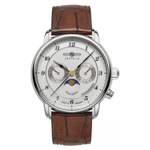 Zeppelin 85361 Friedrichshafen Day-Date Moonphase - zegarek męski