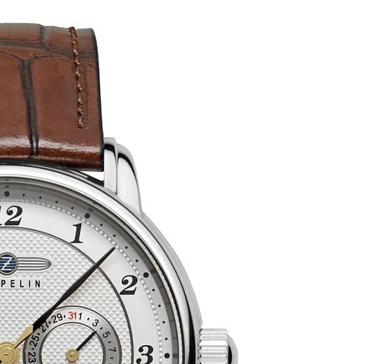 Zeppelin 85361 Friedrichshafen Day-Date Moonphase - zegarek męski 5
