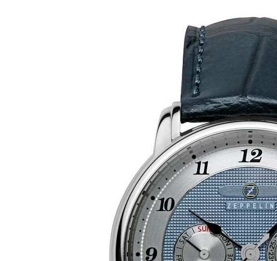 Zeppelin 85363 Friedrichshafen Day-Date Moonphase - zegarek męski 4