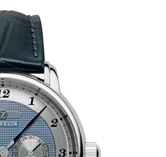 Zeppelin 85363 Friedrichshafen Day-Date Moonphase - zegarek męski 5