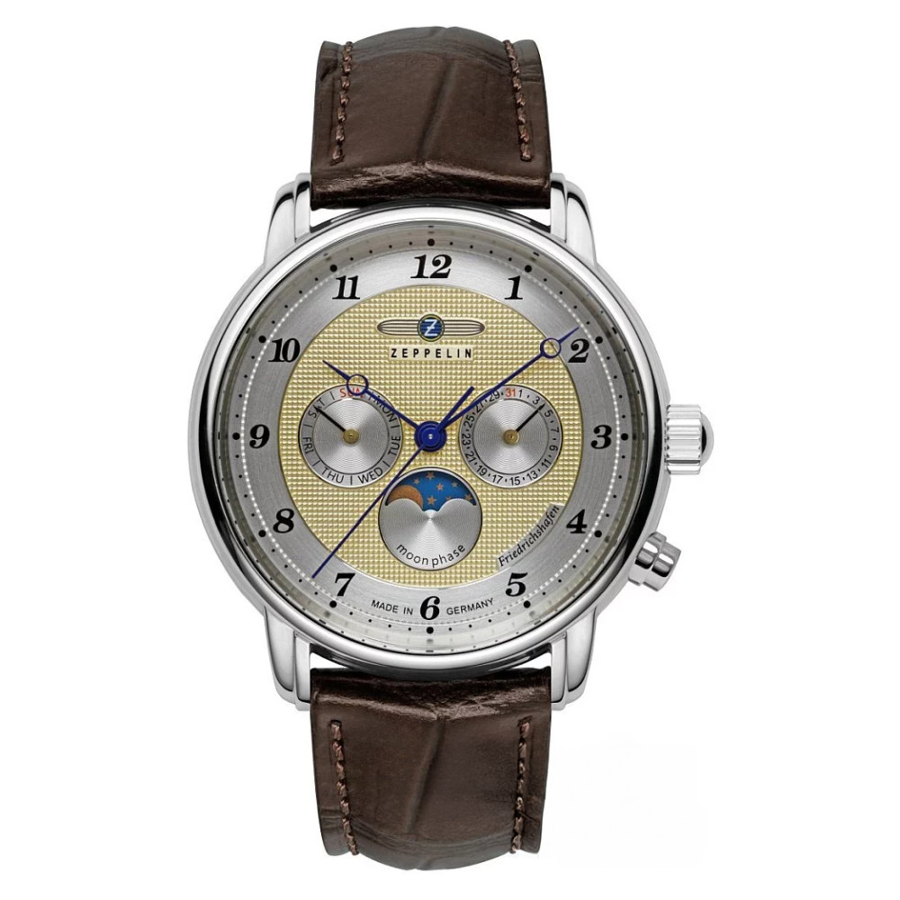 Zeppelin 85365 Friedrichshafen Day-Date Moonphase - zegarek męski 1