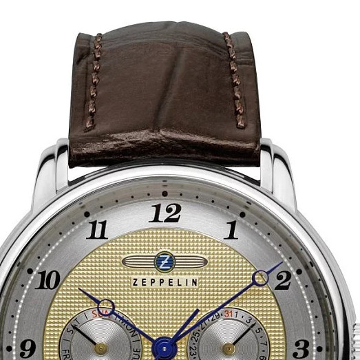 Zeppelin 85365 Friedrichshafen Day-Date Moonphase - zegarek męski 3
