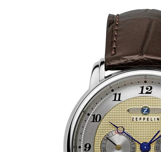 Zeppelin 85365 Friedrichshafen Day-Date Moonphase - zegarek męski 4
