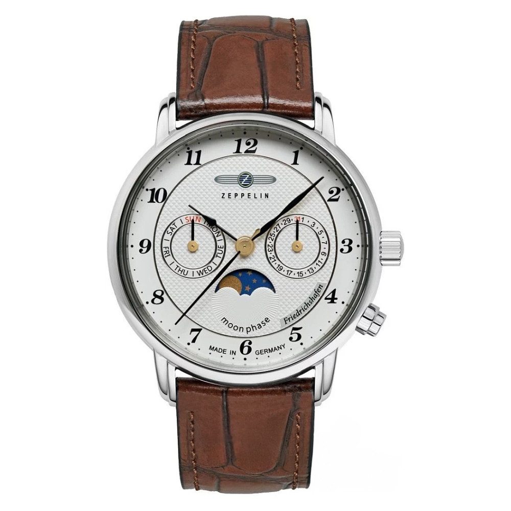 Zeppelin 85371 Friedrichshafen Lady Day-Date Moonphase - zegarek męski 1