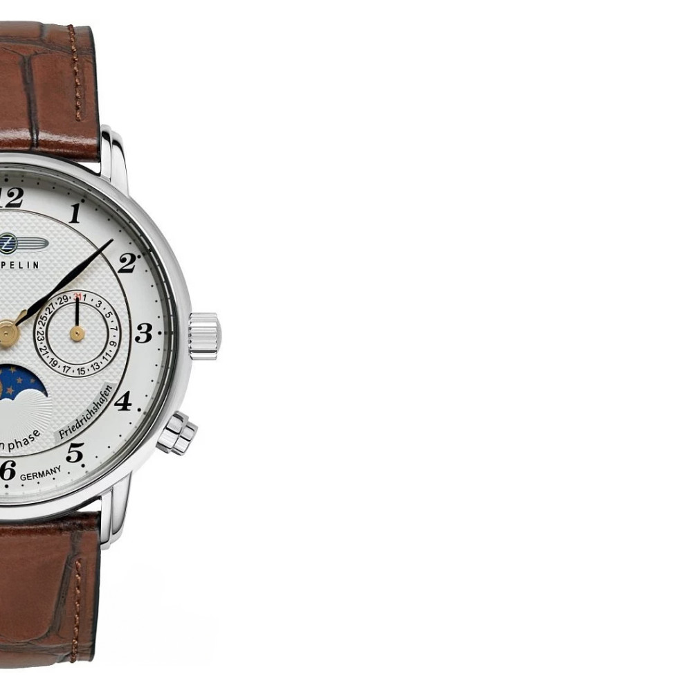 Zeppelin 85371 Friedrichshafen Lady Day-Date Moonphase - zegarek męski 6