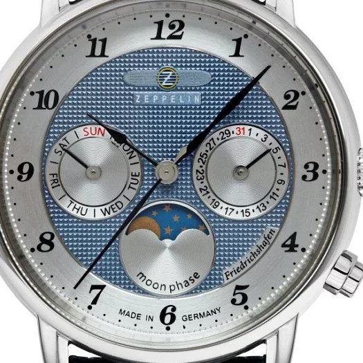 Zeppelin 85373 Friedrichshafen Lady Day-Date Moonphase - zegarek damski 2