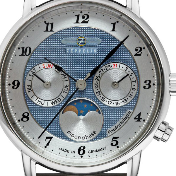 Zeppelin 8537M3 Quartz Moonphase - zegarek męski 2