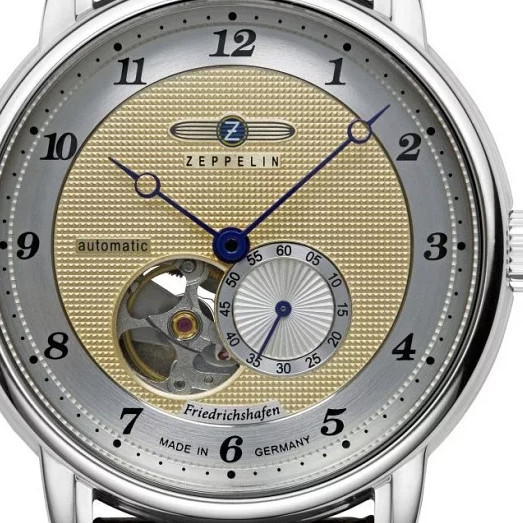 Zeppelin 85665 Friedrichshafen Automatic Open-Heart - zegarek męski 2
