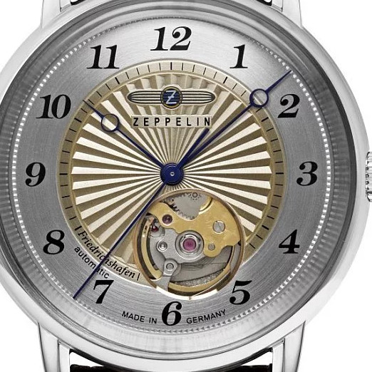 Zeppelin 85675 Friedrichshafen Lady Open-Heart Automatic - zegarek damski 2