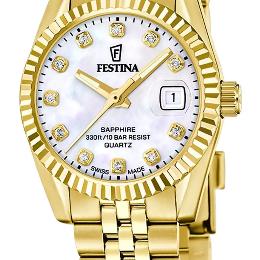 Festina F20089-1 Swiss Made Classic - zegarek damski 2