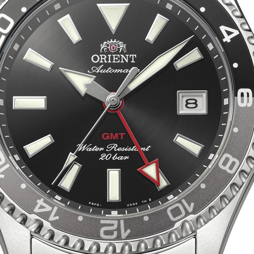 Orient RA-BC0001B30B Mako GMT - zegarek męski 2