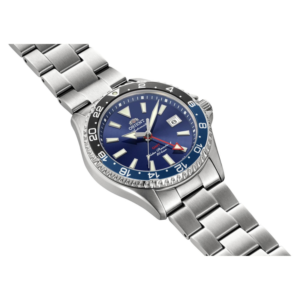 Orient RA-BC0003L30B Mako GMT - zegarek męski 7