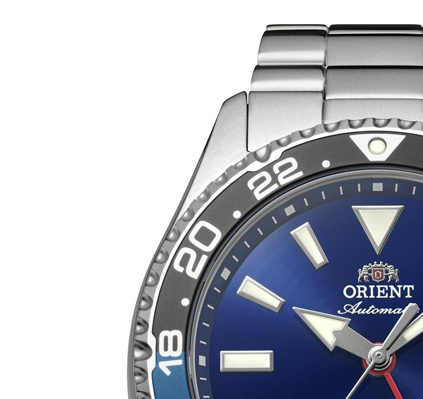Orient RA-BC0003L30B Mako GMT - zegarek męski 4