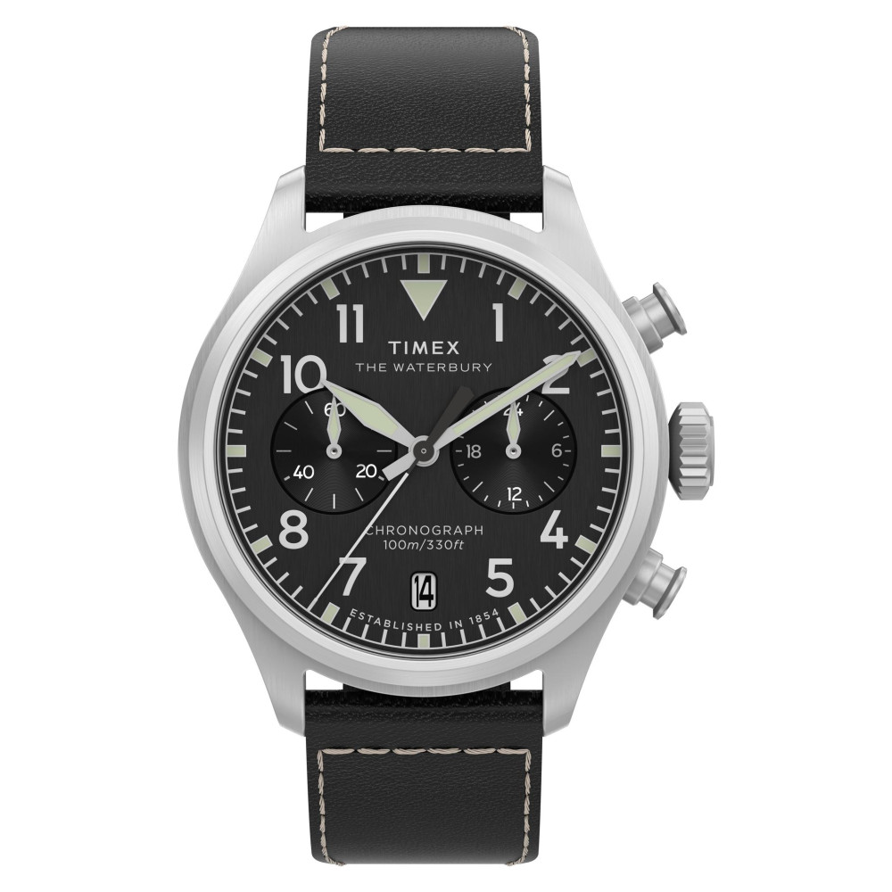 Timex TW2Y19000 Waterbury Ace Chronograph 41mm - zegarek męski 1
