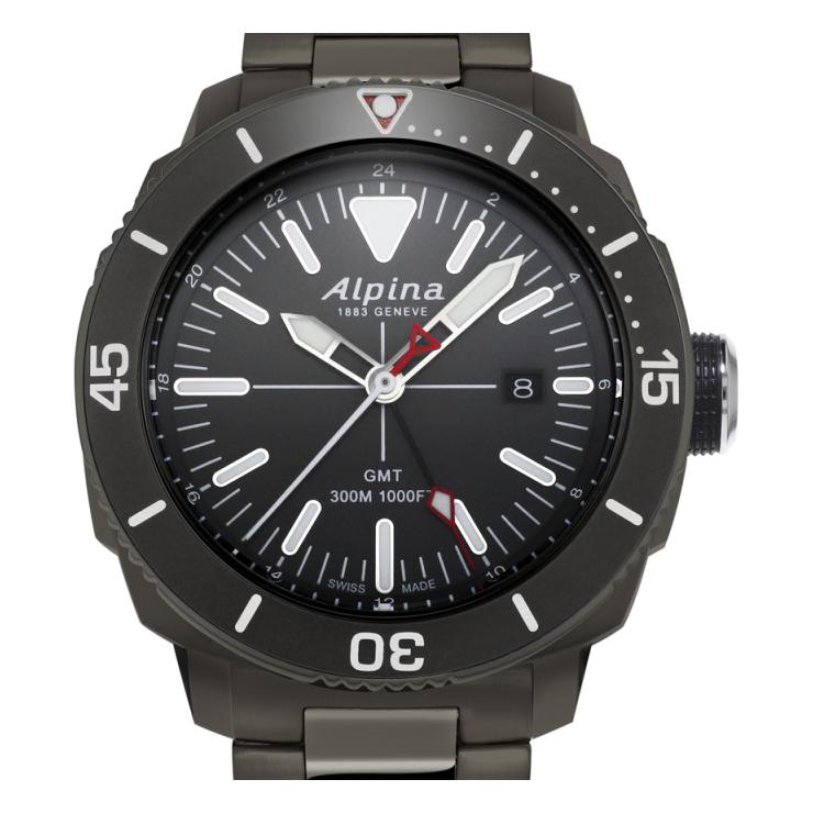 Alpina Seastrong Diver 300 GMT AL247LGG4TV6B 7