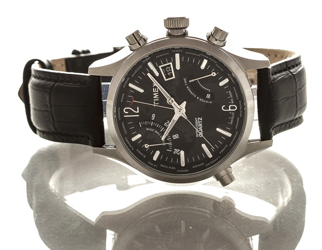 Timex IQ World Time T2N943 8