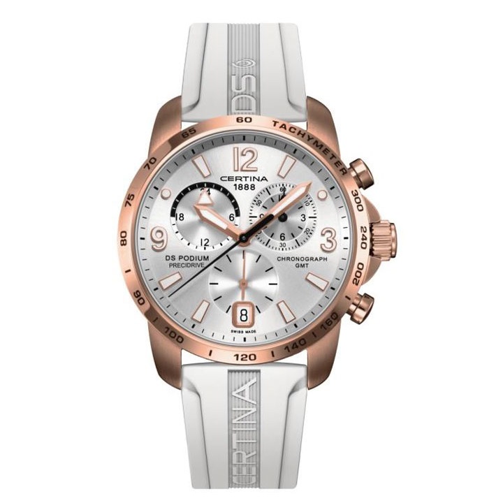 Certina DS PODIUM CHRONO GMT ALUMINIUM C0016399703701 1