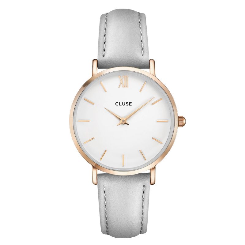 Cluse Minuit Rose Gold WhiteGrey CW0101203010 1